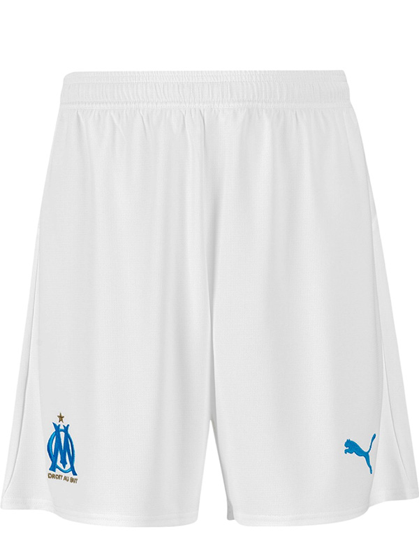 Olympique Marseille maglia da casa pantaloncini uomo prima divisa da calcio abbigliamento sportivo maglia da calcio pantaloni 2025-2026
